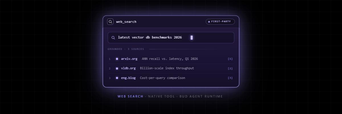 Understanding Native Tools in Bud Agent Builder: Web Search